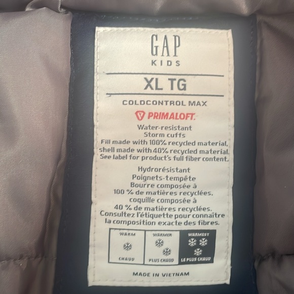 GAP PARKA size XL kids blue - Picture 2 of 10